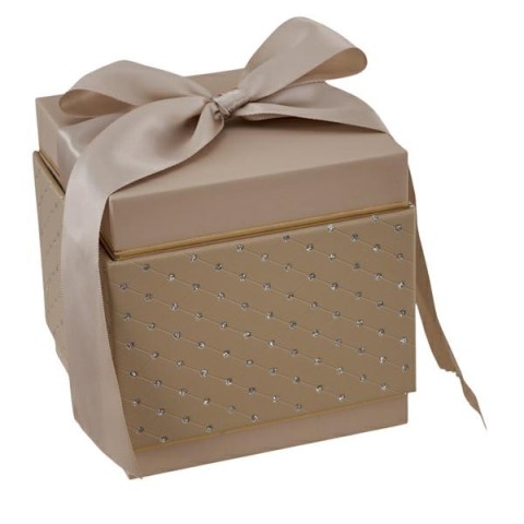 CREAM SCATOLA QUADRATA PICCOLA 12.4X12.4X12.2